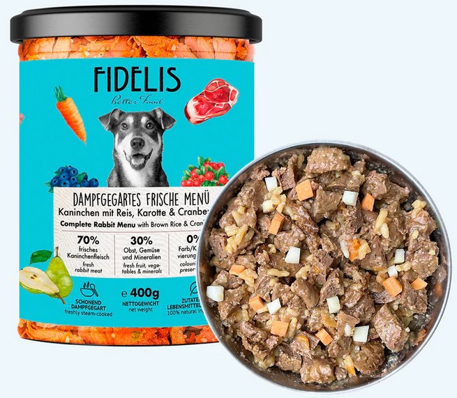 Kaninchen mit Reis 400g