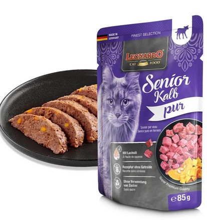 LEONARDO® Frischebeutel Senior Kalb 85g LEONARDO® Frischebeutel Senior Kalb 85g