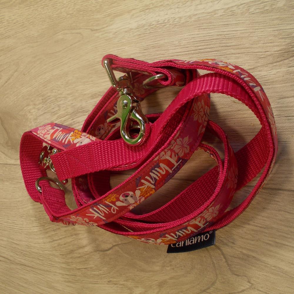Leine Think Pink / 3-fach verstellbar, Scherenkarabiner