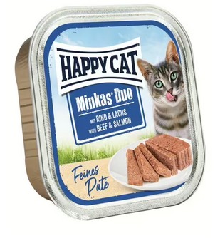 Happy Cat Minkas Duo Rind und Wildlachs 100 g Happy Cat Minkas Duo Rind und Wildlachs 100 g