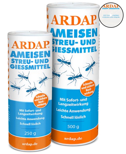 ARDAP Ameisen Streu & Giesmittel