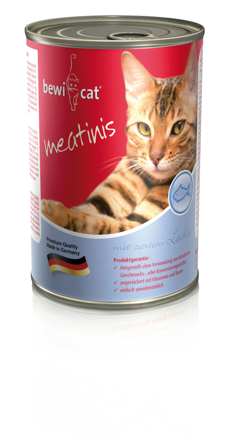 Bewi Cat Meatinis Lachs 400 g Bewi Cat Meatinis Lachs 400 g