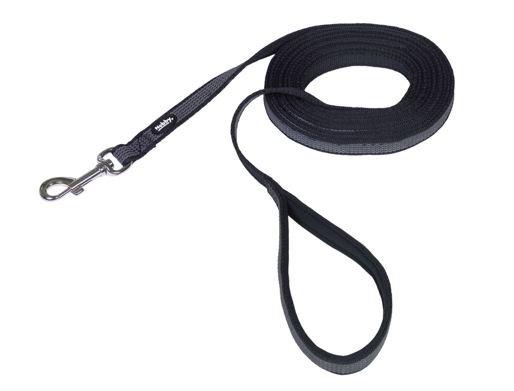 Schleppleine Anti Slip 15 m schwarz Schleppleine Anti Slip 15 m schwarz