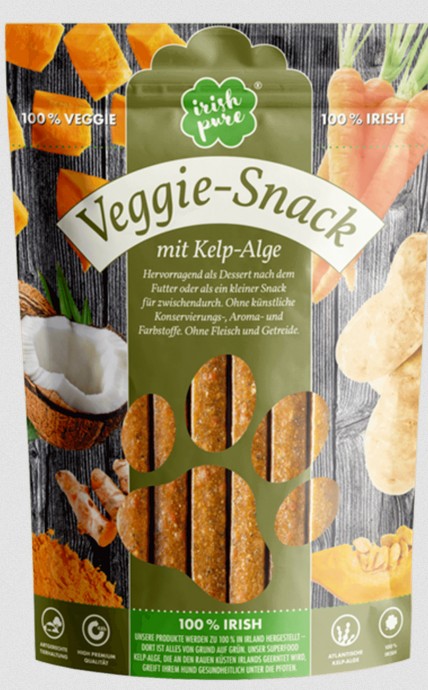 Veggie-Snacks mit Kelp-Alge einzeln