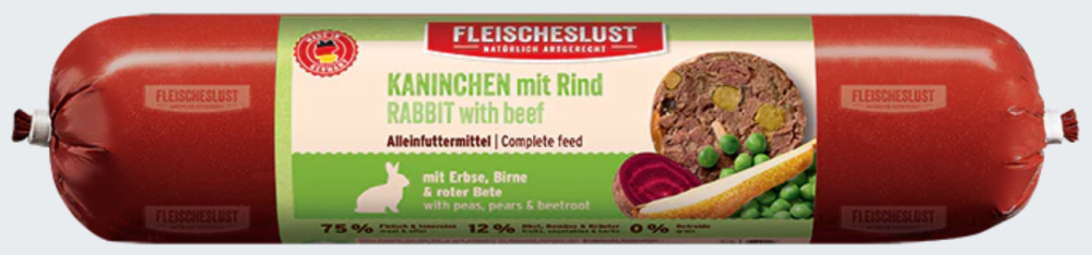 Kaninchen mit Rind