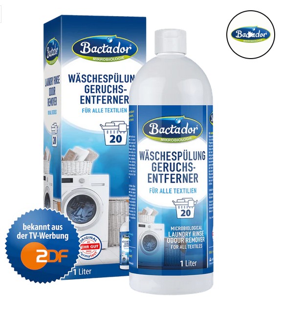 Bactador Wäschespülung Geruchsentferner 1,0 Liter Bactador Wäschespülung Geruchsentferner 1,0 Liter