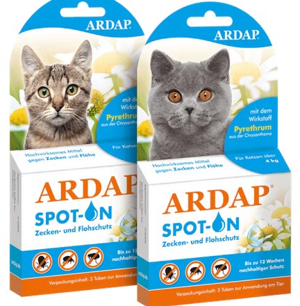 ARDAP Spot-On für Katzen bis 4 kg