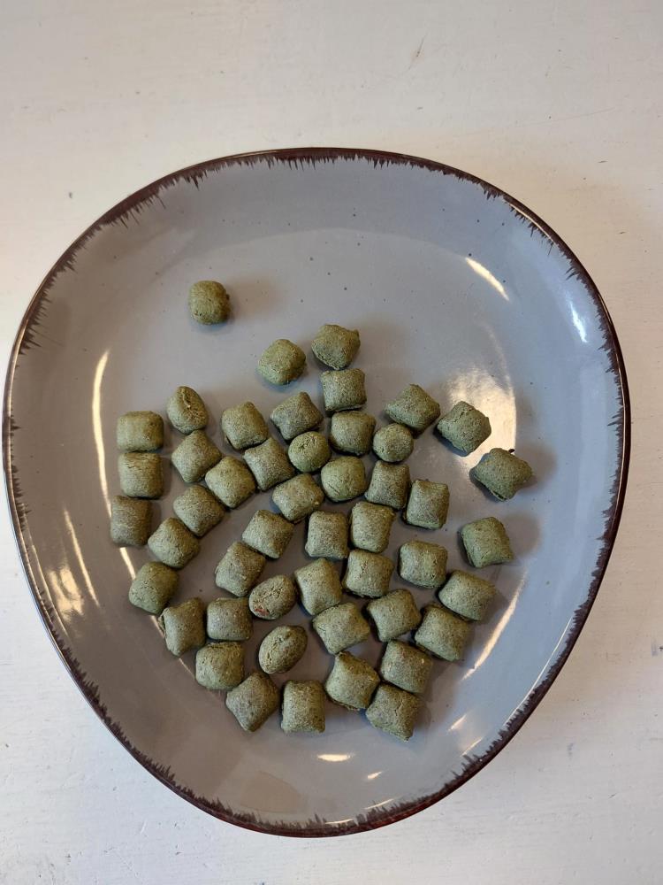 Fisch mit Grünzeug Kekse