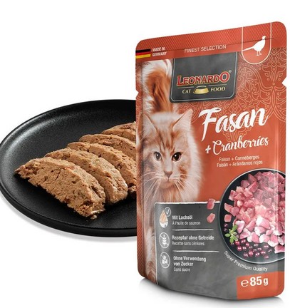 LEONARDO® Frischebeutel Fasan & Cranberry 85g LEONARDO® Frischebeutel Fasan & Cranberry 85g