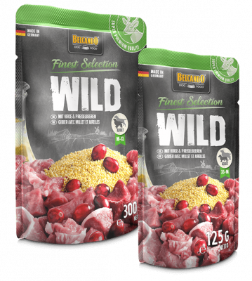 BELCANDO Wild mit Hirse und Preiselbeeren BELCANDO Wild mit Hirse und Preiselbeeren