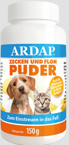 ARDAP Zecken- und Flohschutzpuder