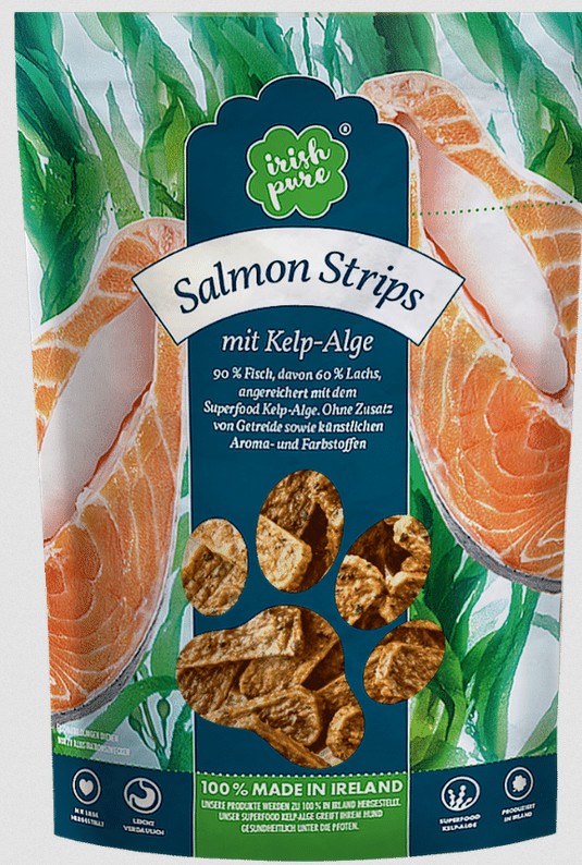 Salmon Strips mit Kelp-Alge 150 g Salmon Strips mit Kelp-Alge 150 g