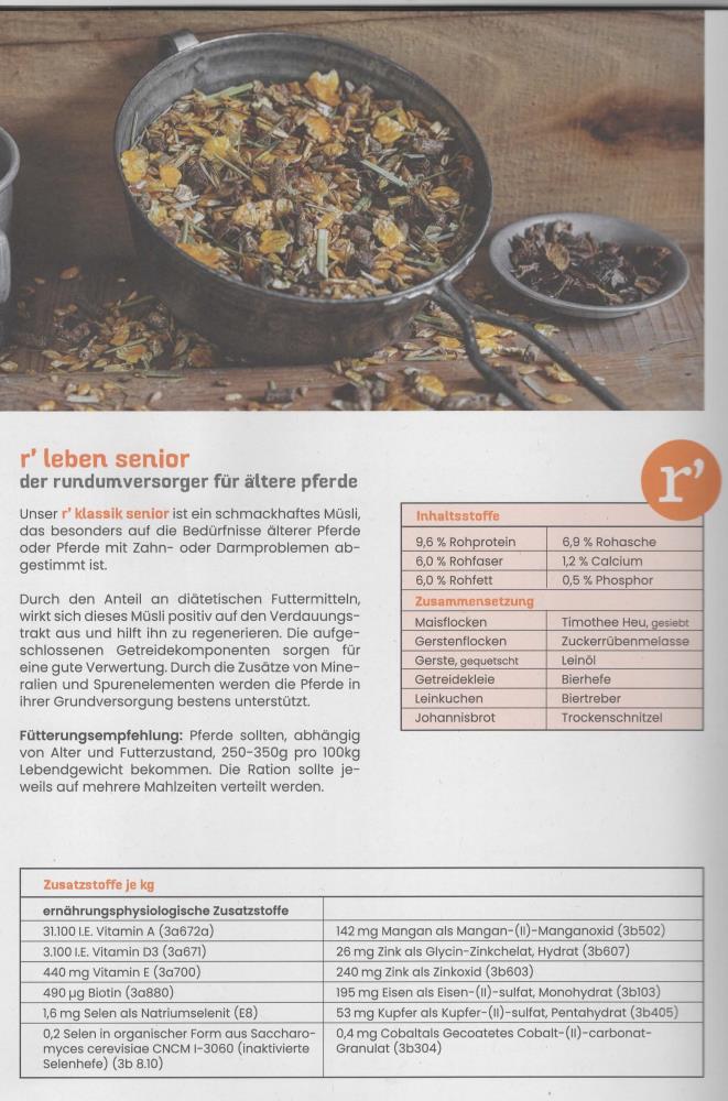 r´leben senior 20 kg r´leben senior 20 kg