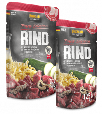 BELCANDO Rind und Spätzle mit Zucchini BELCANDO Rind und Spätzle mit Zucchini
