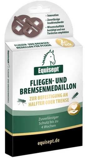 Equisept Fliegen- und Bremsen-Medaillon - 2er Pack Equisept Fliegen- und Bremsen-Medaillon - 2er Pack