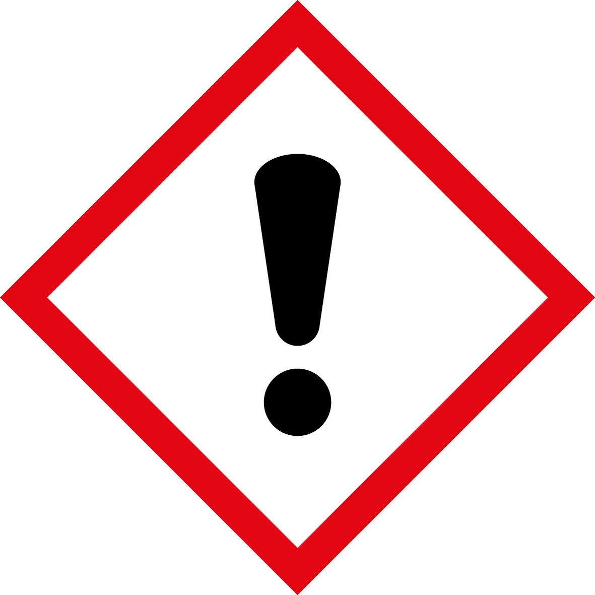 Gefahrpiktogramm Ausrufezeichen