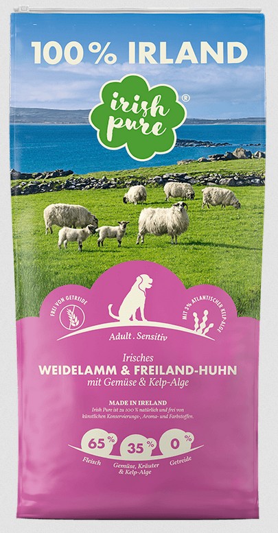 Irisches Weidelamm & Freiland-Huhn Adult 1,5 kg