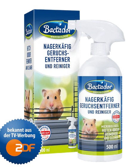 Bactador Nagerkäfig Geruchsentferner u. Reiniger 500 ml Bactador Nagerkäfig Geruchsentferner u. Reiniger 500 ml
