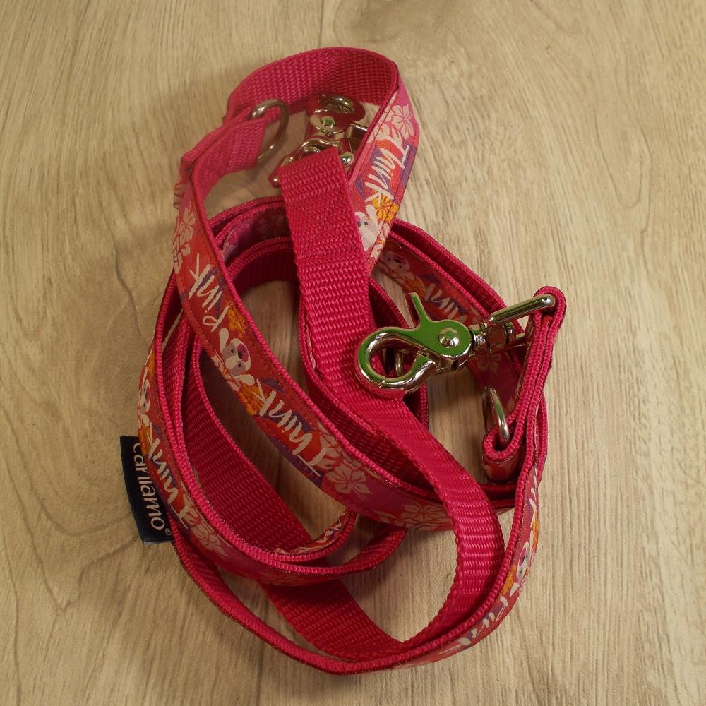 Leine Think Pink / 3-fach verstellbar, Scherenkarabiner