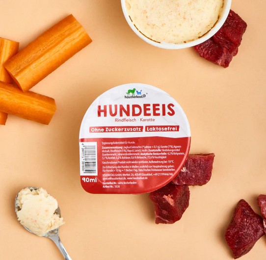 Hundeeis Rind 90 ml