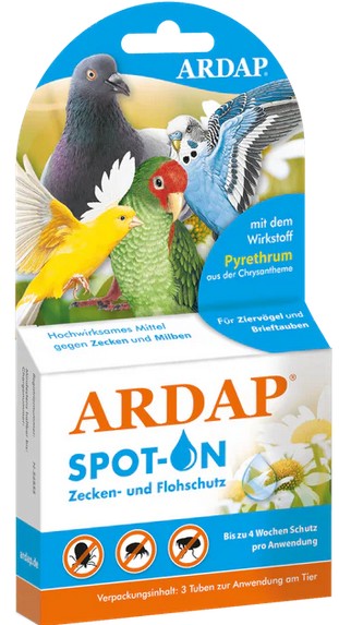 ARDAP Spot-On für Ziervögel/Brieftauben
