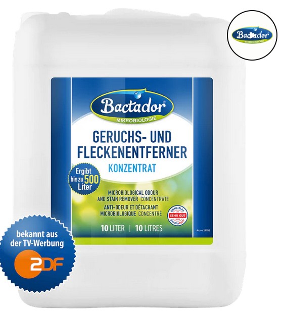 Bactador Konzentrat Geruchs- u. Fleckenentferner 10,0 Liter