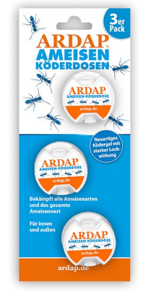 ARDAP Köderdose Ameisen 3er Pack