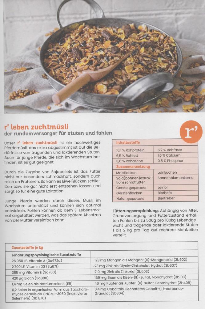 r´leben zuchtmüsli 20 kg r´leben zuchtmüsli 20 kg
