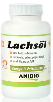 Anibio Lachsöl Kapseln 180 Stück Anibio Lachsöl Kapseln 180 Stück