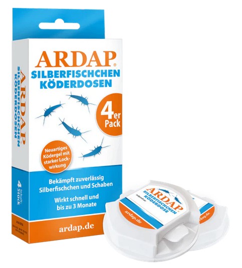 ARDAP Silberfischchen Köderdose 4er