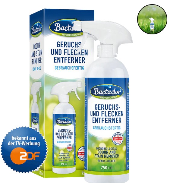 Bactador Spray Geruchs- u. Fleckenentferner Bactador Spray Geruchs- u. Fleckenentferner