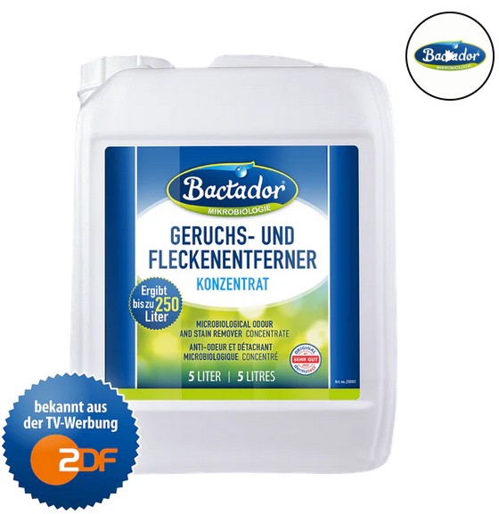 Bactador Konzentrat Geruchs- u. Fleckenentferner 5,0 Liter
