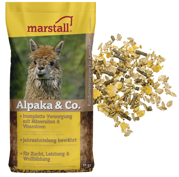 Marstall Alpaka + Co 15 kg (Ergänzungsfutter für Kameliden)