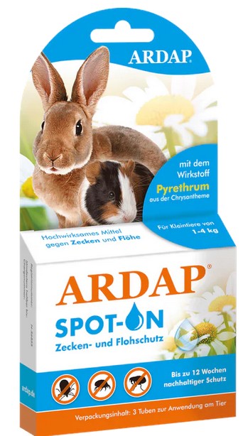 ARDAP Spot-On für Kleintiere 1-4 kg