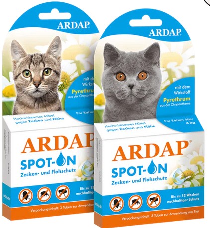 ARDAP Spot-On für Katzen über 4 kg