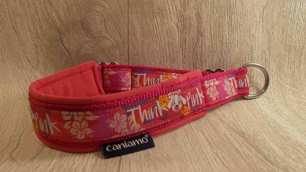 Halsband Zugstop Think Pink, Größe 1