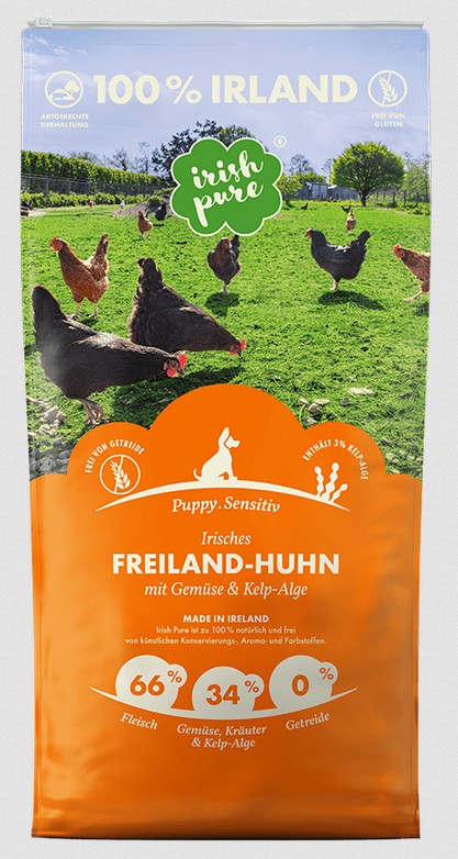 Irisches Freiland-Huhn Puppy 1,5 kg