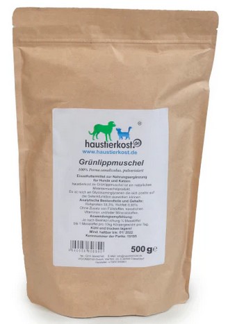 Grünlippmuschelpulver 500 g Grünlippmuschelpulver 500 g