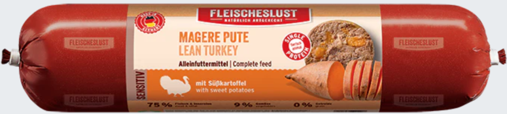 Magere Pute mit Süßkartoffel