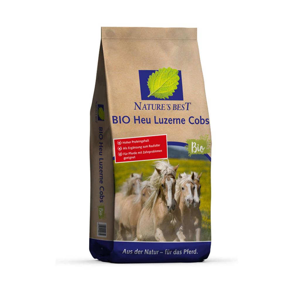 Nature´s Best BIO Heu Luzerne Cobs 25 kg